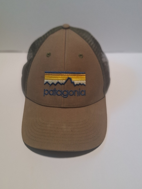 padagonia Other - Patagonia P-6 Logo Trucker Hat Olive Green Brown Snapback Cap Never Worn